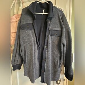 Free People Ruby dark blue jacket